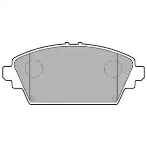 DELPHI Комплект тормозных колодок