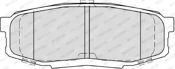 FERODO Комплект тормозных колодок