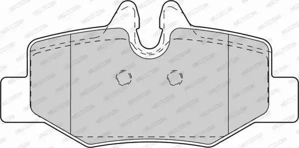 FERODO Комплект тормозных колодок