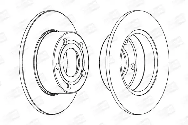 CHAMPION Тормозной диск