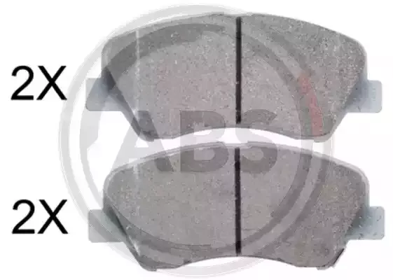 A.B.S. Комплект тормозных колодок