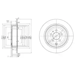 DELPHI Тормозной диск