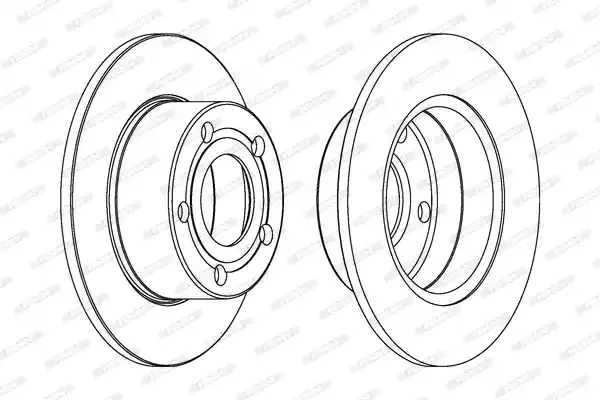 FERODO Тормозной диск