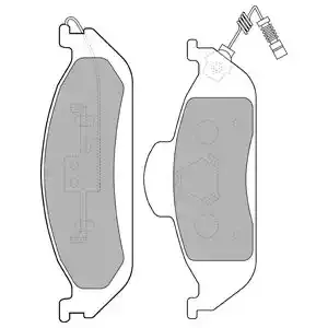 DELPHI Комплект тормозных колодок