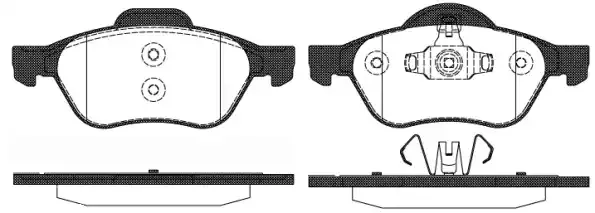 ROADHOUSE Комплект тормозных колодок