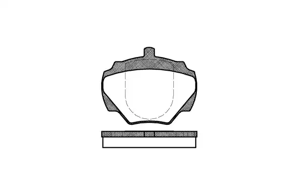 REMSA Комплект тормозных колодок