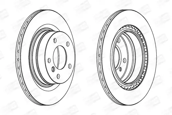 CHAMPION Тормозной диск