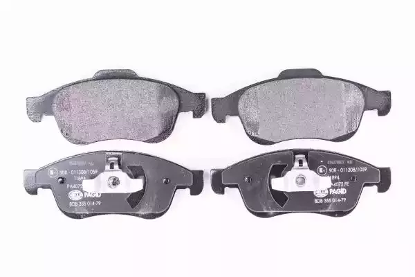 HELLA Комплект тормозных колодок