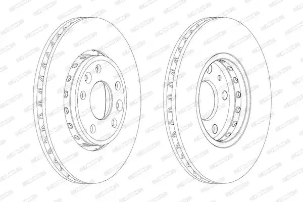 FERODO Тормозной диск