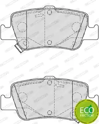 FERODO Комплект тормозных колодок