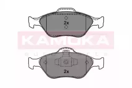 KAMOKA Комплект тормозных колодок