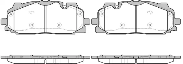 ROADHOUSE Комплект тормозных колодок
