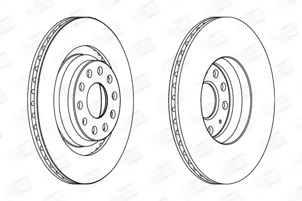 CHAMPION Тормозной диск