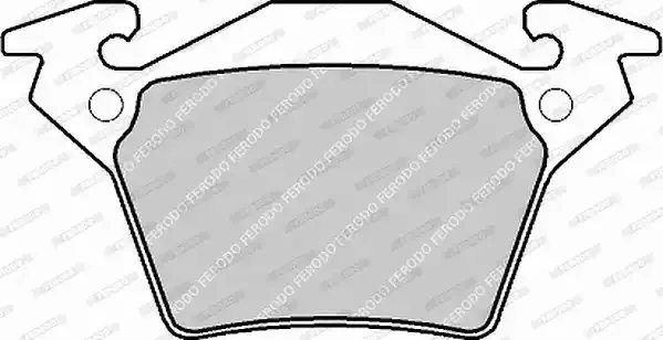 FERODO Комплект тормозных колодок