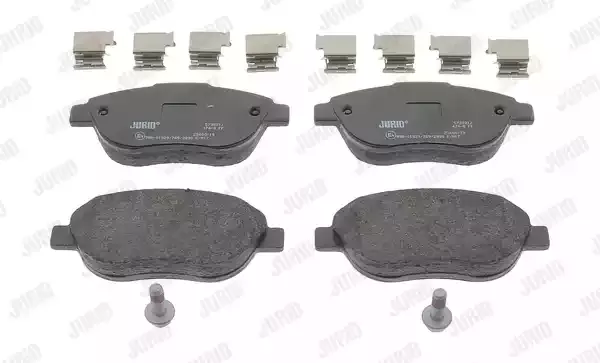 JURID Комплект тормозных колодок