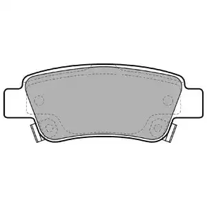 DELPHI Комплект тормозных колодок