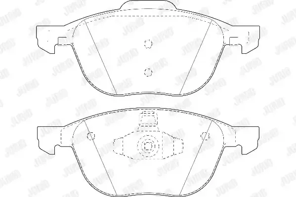 JURID Комплект тормозных колодок