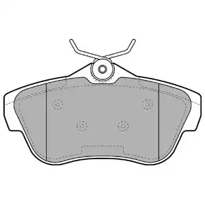 DELPHI Комплект тормозных колодок