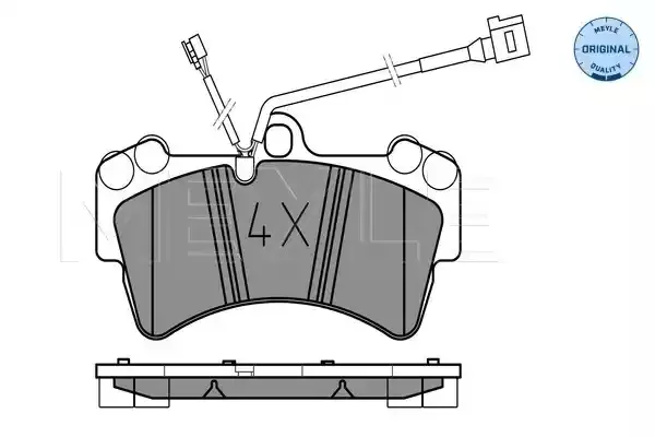 MEYLE Комплект тормозных колодок