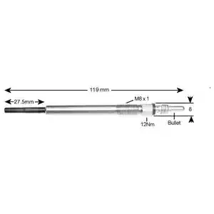 DELPHI Свеча накаливания
