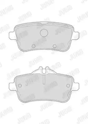 JURID Комплект тормозных колодок