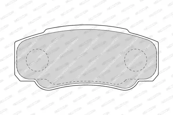 FERODO Комплект тормозных колодок