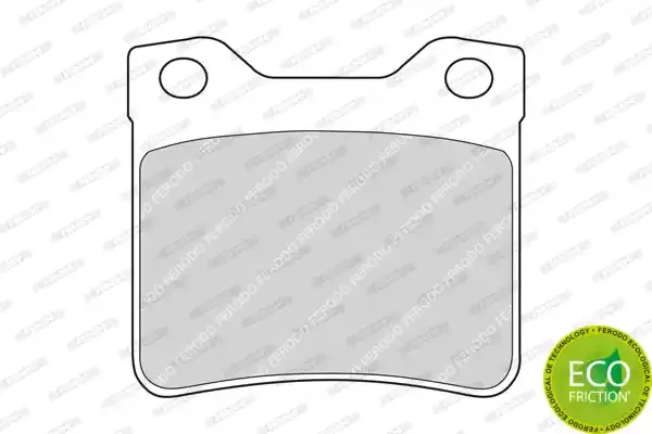 FERODO Комплект тормозных колодок