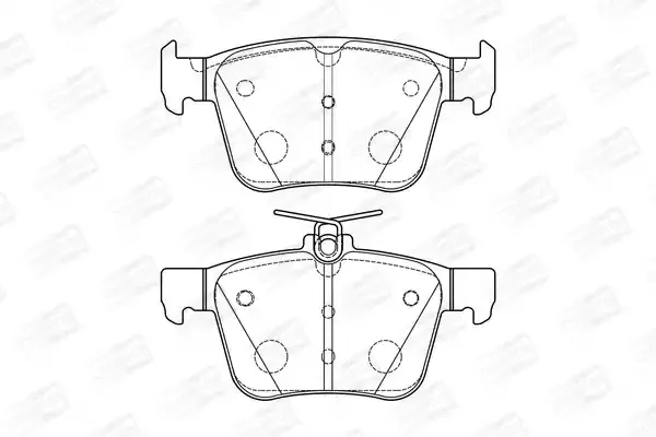 CHAMPION Комплект тормозных колодок