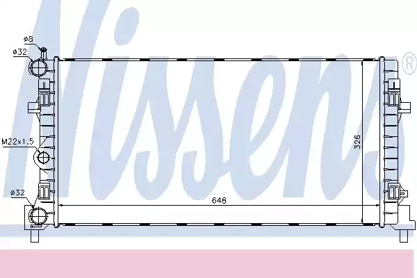 NISSENS Теплообменник