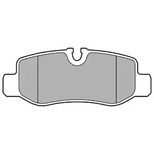 DELPHI Комплект тормозных колодок